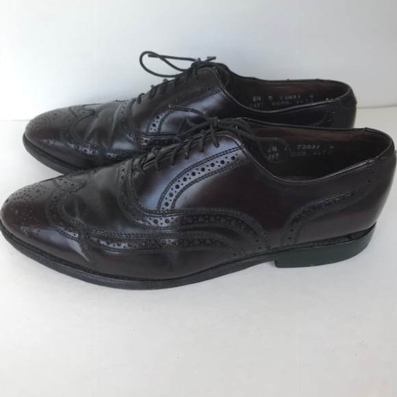 Allen Edmonds Mens Lloyd Wingtip Shoes Size 8.5